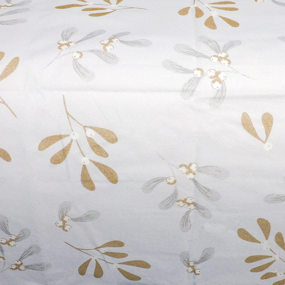 Mistletoe Linen-Feel Luxury Paper Tablecloth - Image 3