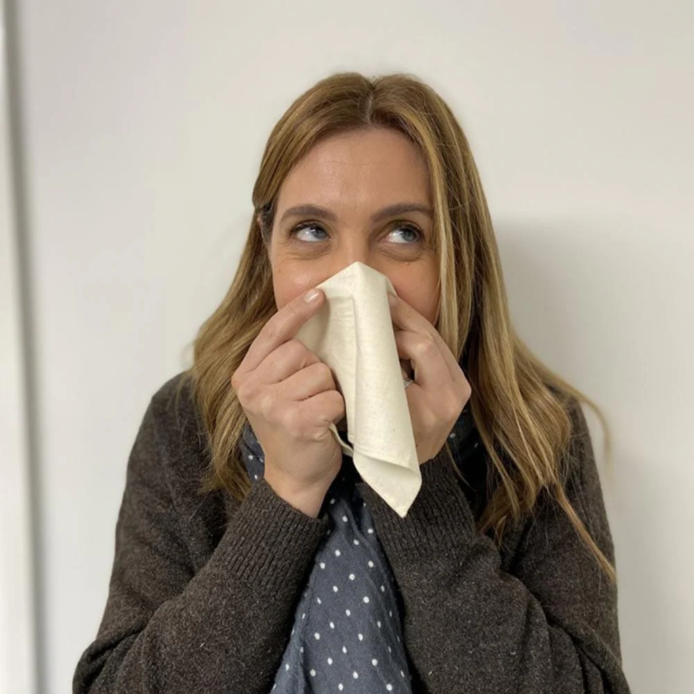 Organic Cotton Reusable Tissues - Pack of 5 - Image 3