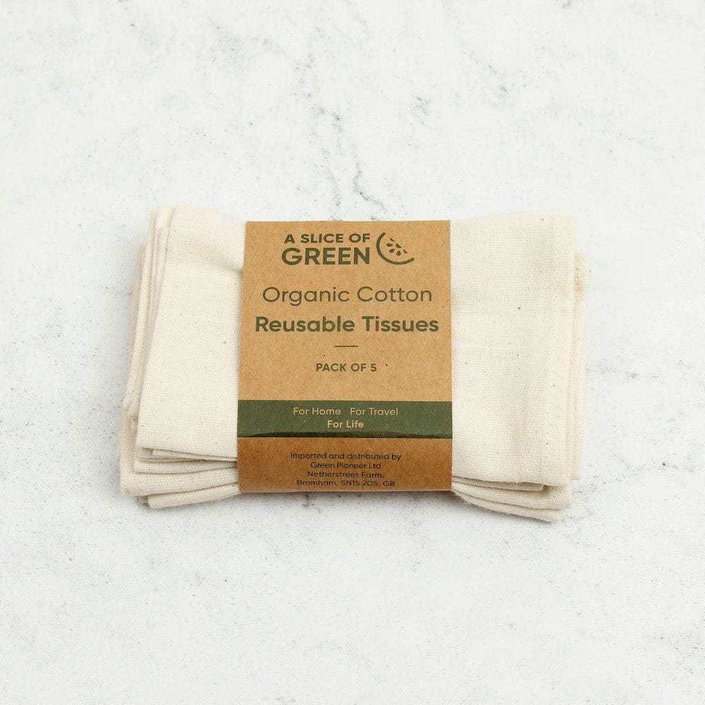 Organic Cotton Reusable Tissues - Pack of 5 - Image 6