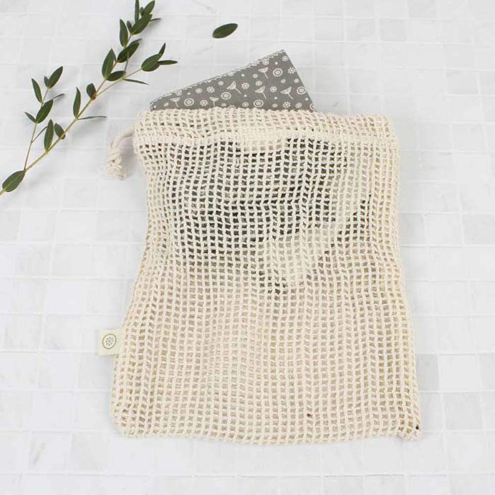 Organic Cotton Reusable Wipes - Meadow - Pack of 5 - Image 6