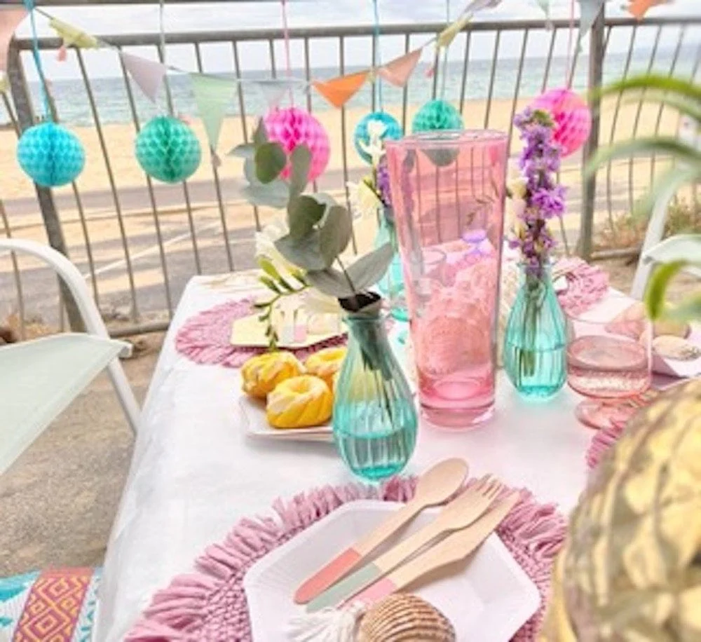 Pastel Rainbow Fabric Bunting - Image 5