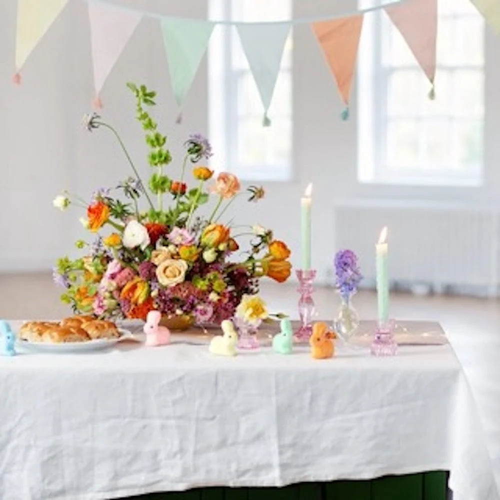 Pastel Rainbow Fabric Bunting - Image 6