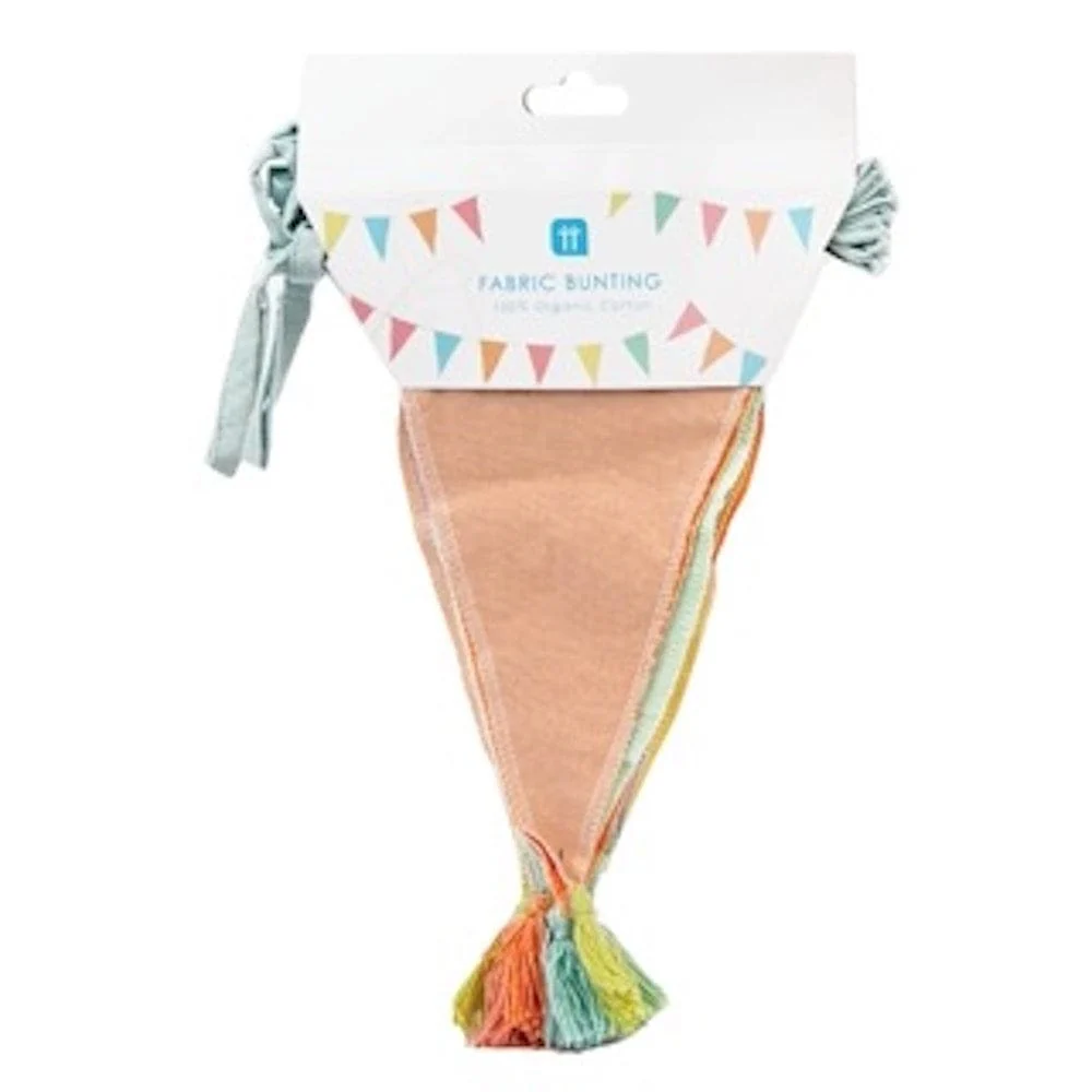 Pastel Rainbow Fabric Bunting - Image 7