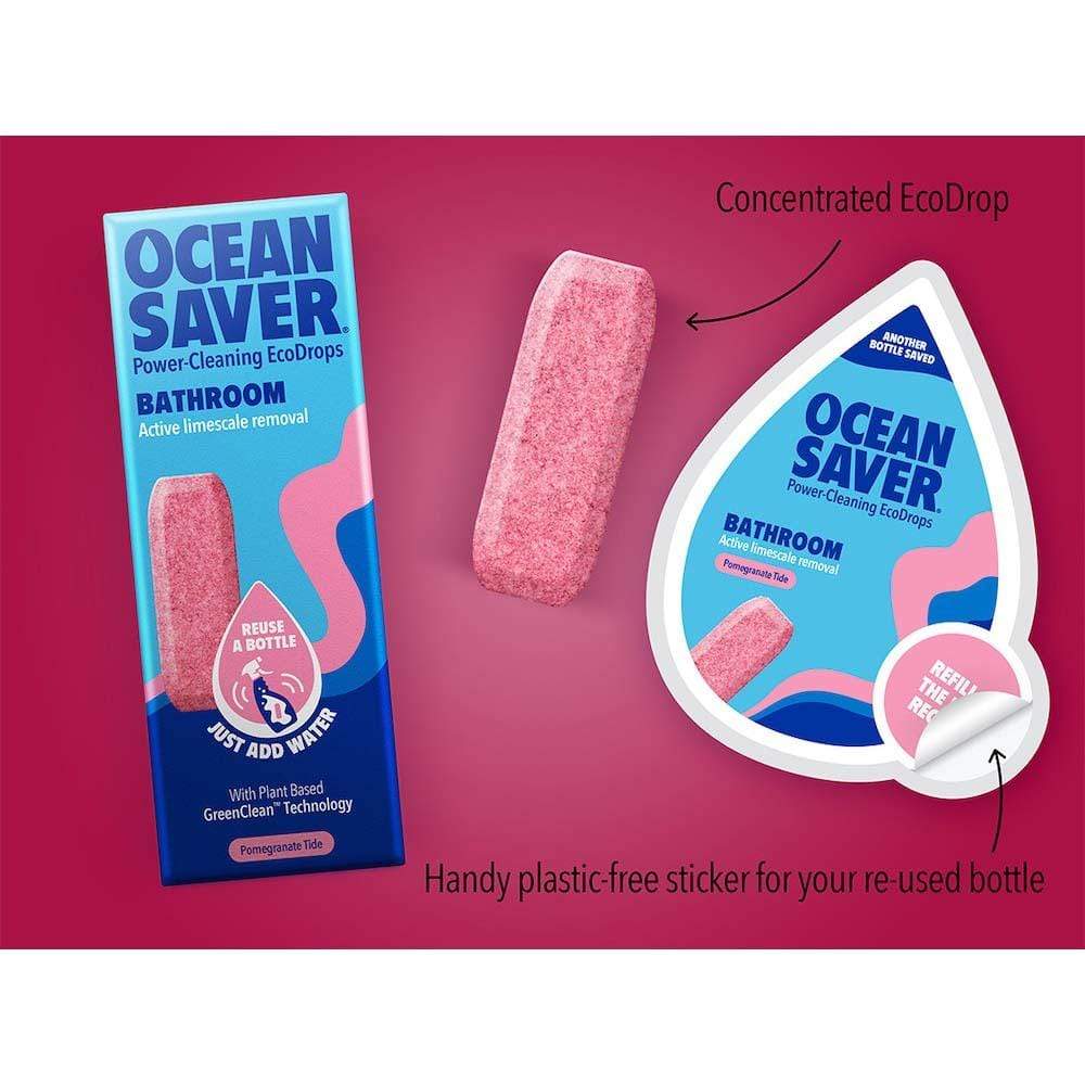 Plastic Free Cleaning Drop Bathroom Descaler - Pomegranate Tide - Image 3