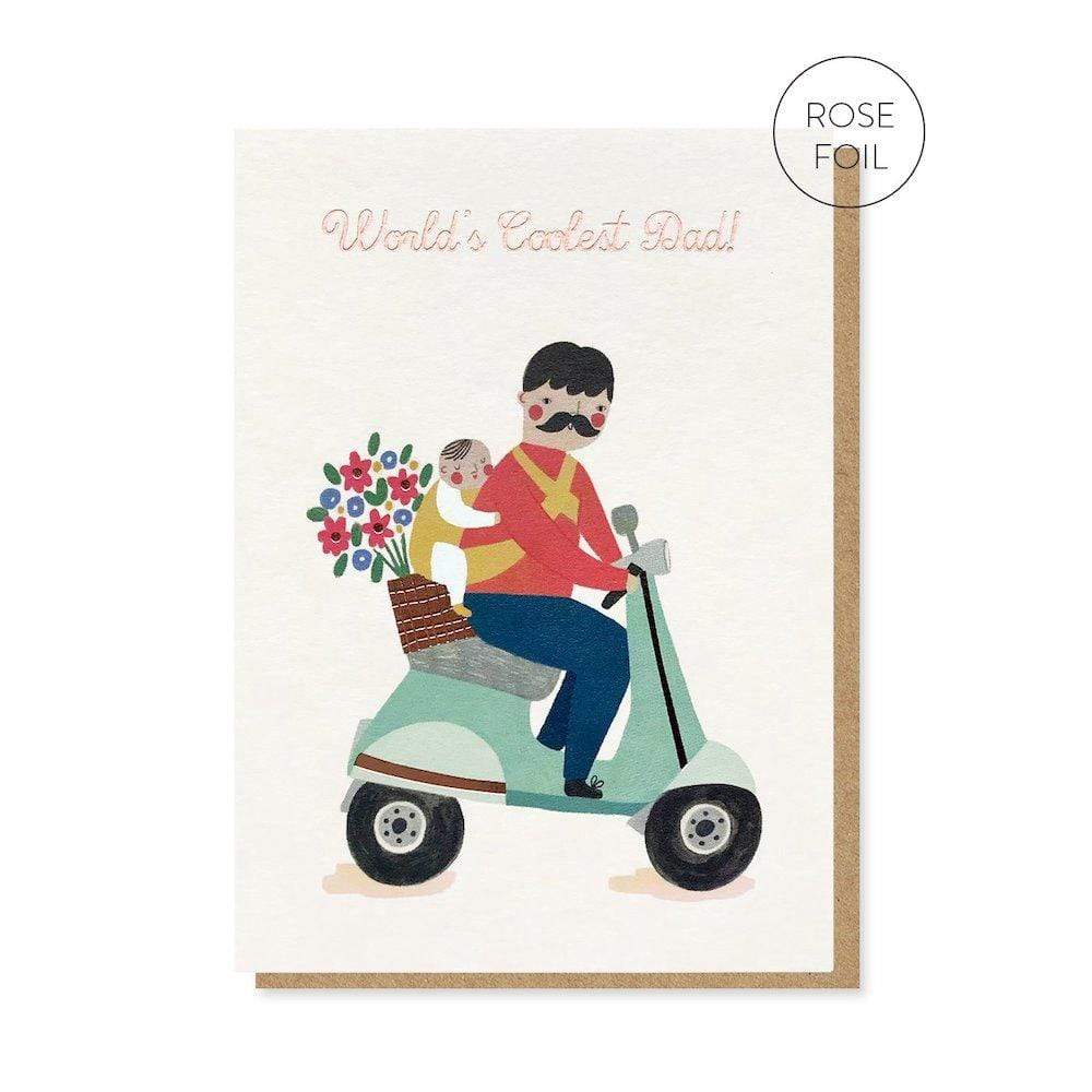 World's Coolest Dad Greetings Card
