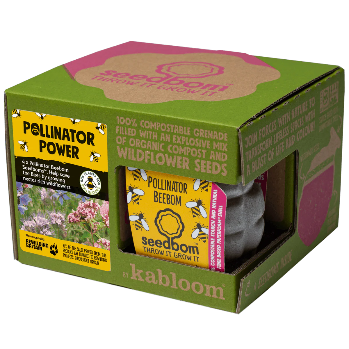 Pollinator Power Seedbom Gift Box