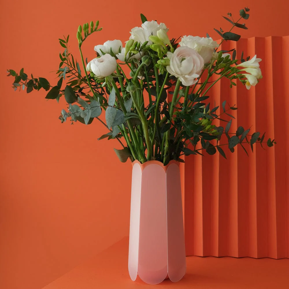 POTR Origami Vase - Coral