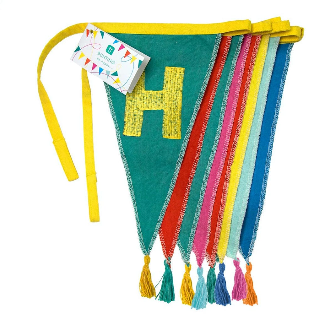 Rainbow Happy Birthday Fabric Bunting - Image 7