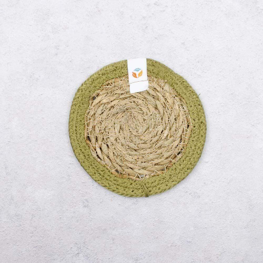 Respiin Round Seagrass & Jute Coaster - Image 11