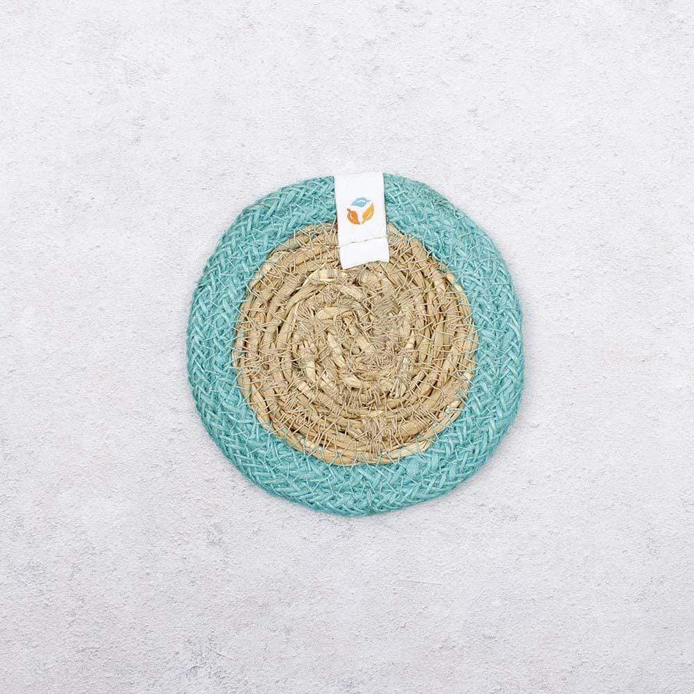 Respiin Round Seagrass & Jute Coaster - Image 12