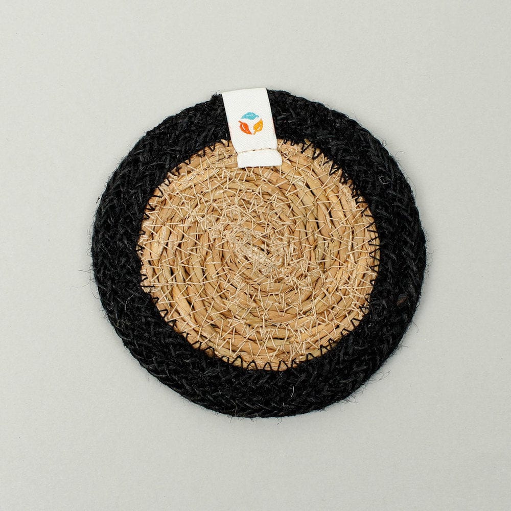 Respiin Round Seagrass & Jute Coaster - Image 15