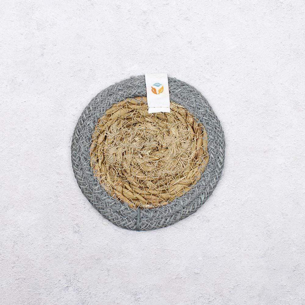 Respiin Round Seagrass & Jute Coaster - Image 8