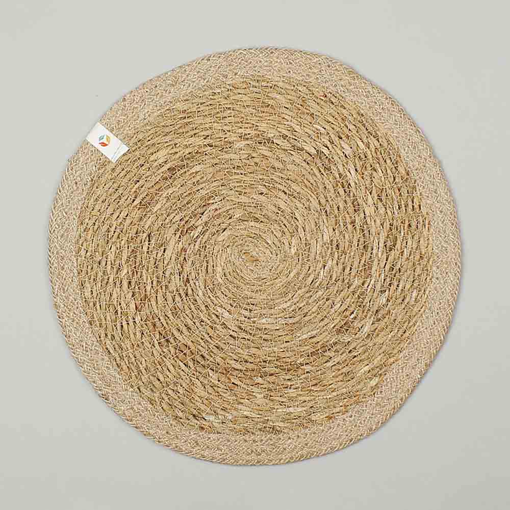 Respiin Round Seagrass & Jute Tablemat - Image 11