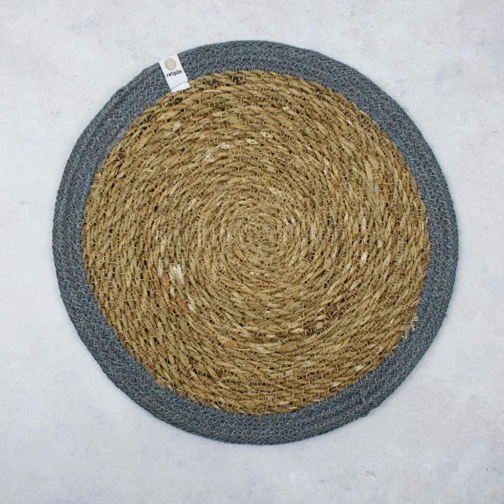 Respiin Round Seagrass & Jute Tablemat - Image 12
