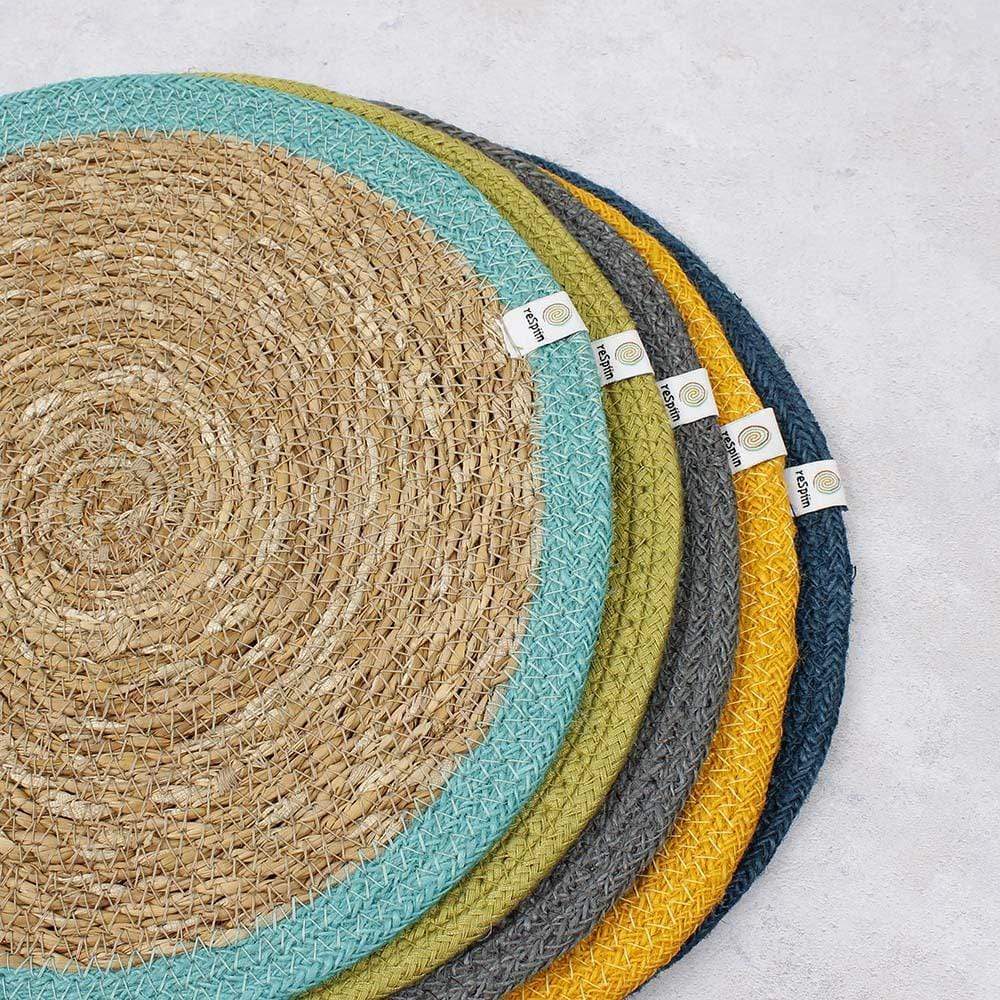 Respiin Round Seagrass & Jute Tablemat - Image 13