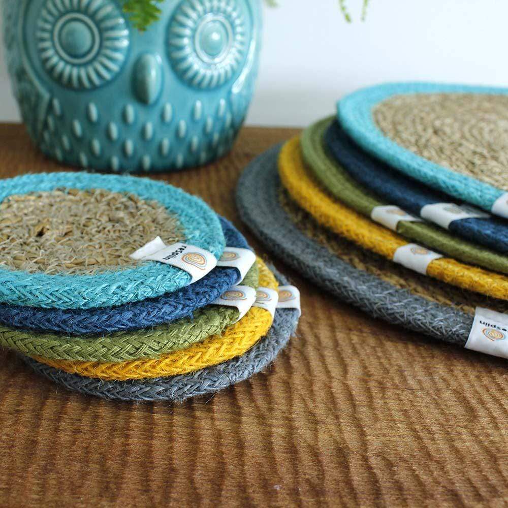 Respiin Round Seagrass & Jute Tablemat - Image 19