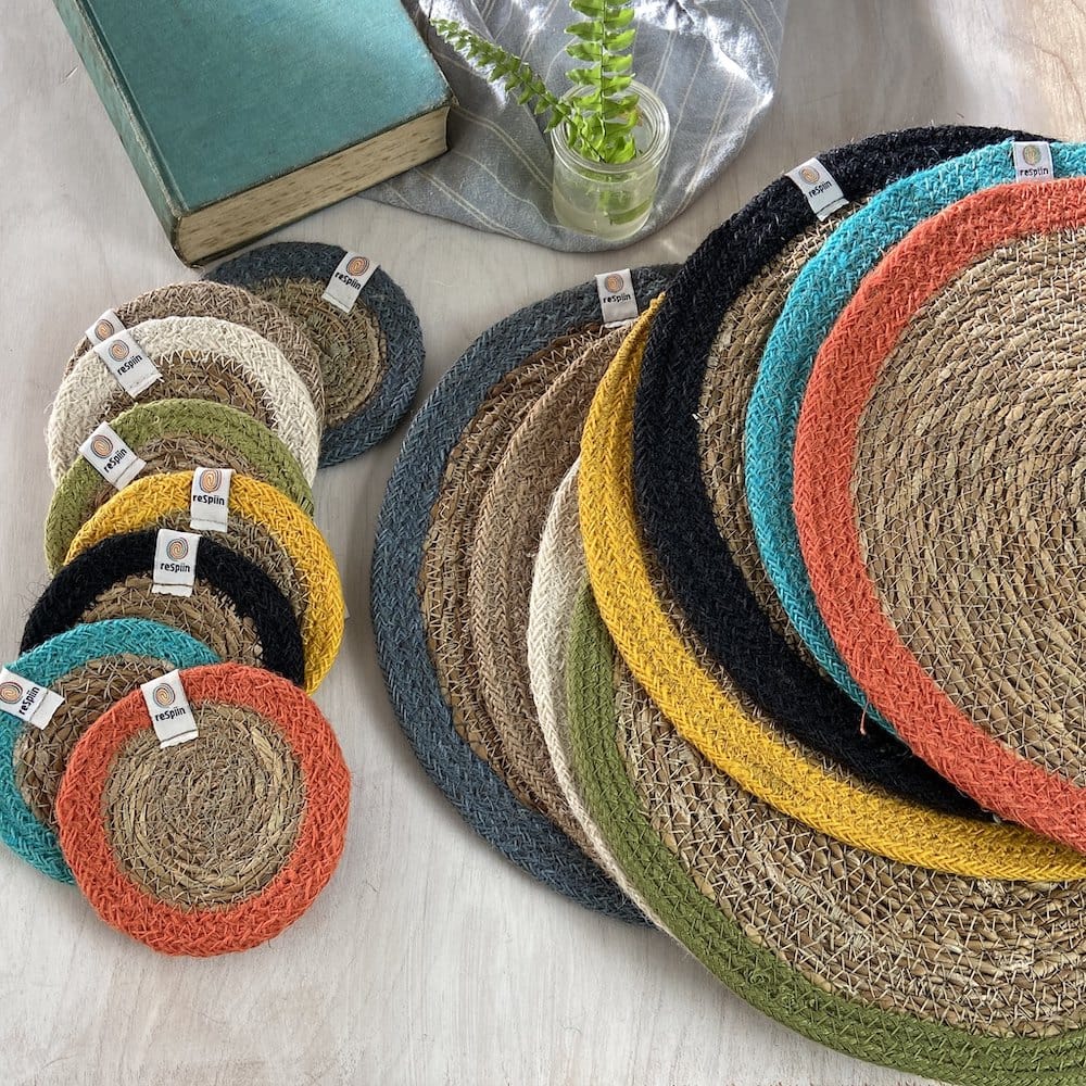 Respiin Round Seagrass & Jute Tablemat - Image 21