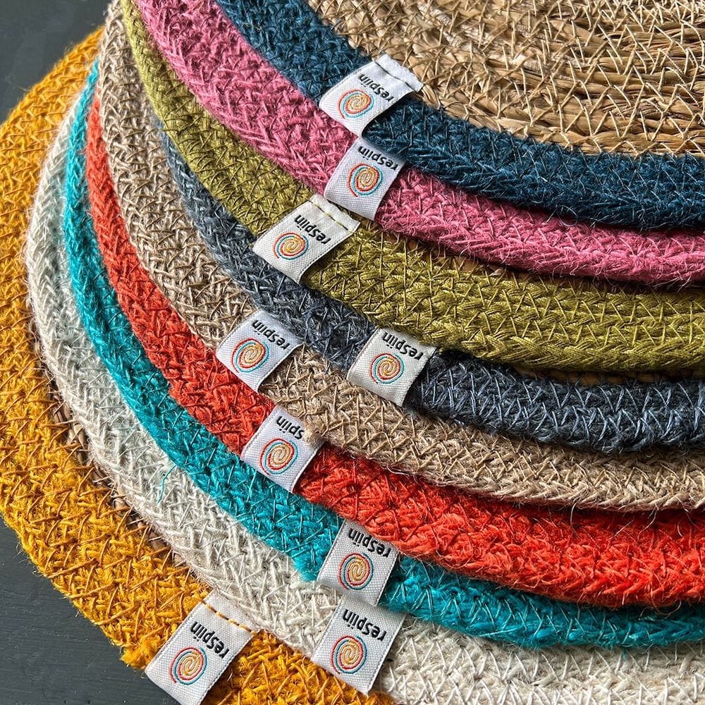 Respiin Round Seagrass & Jute Tablemat - Image 5