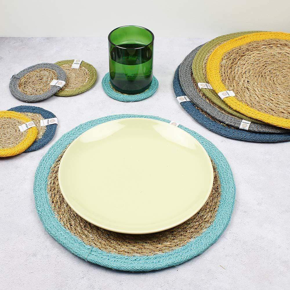 Respiin Round Seagrass & Jute Tablemat - Image 6