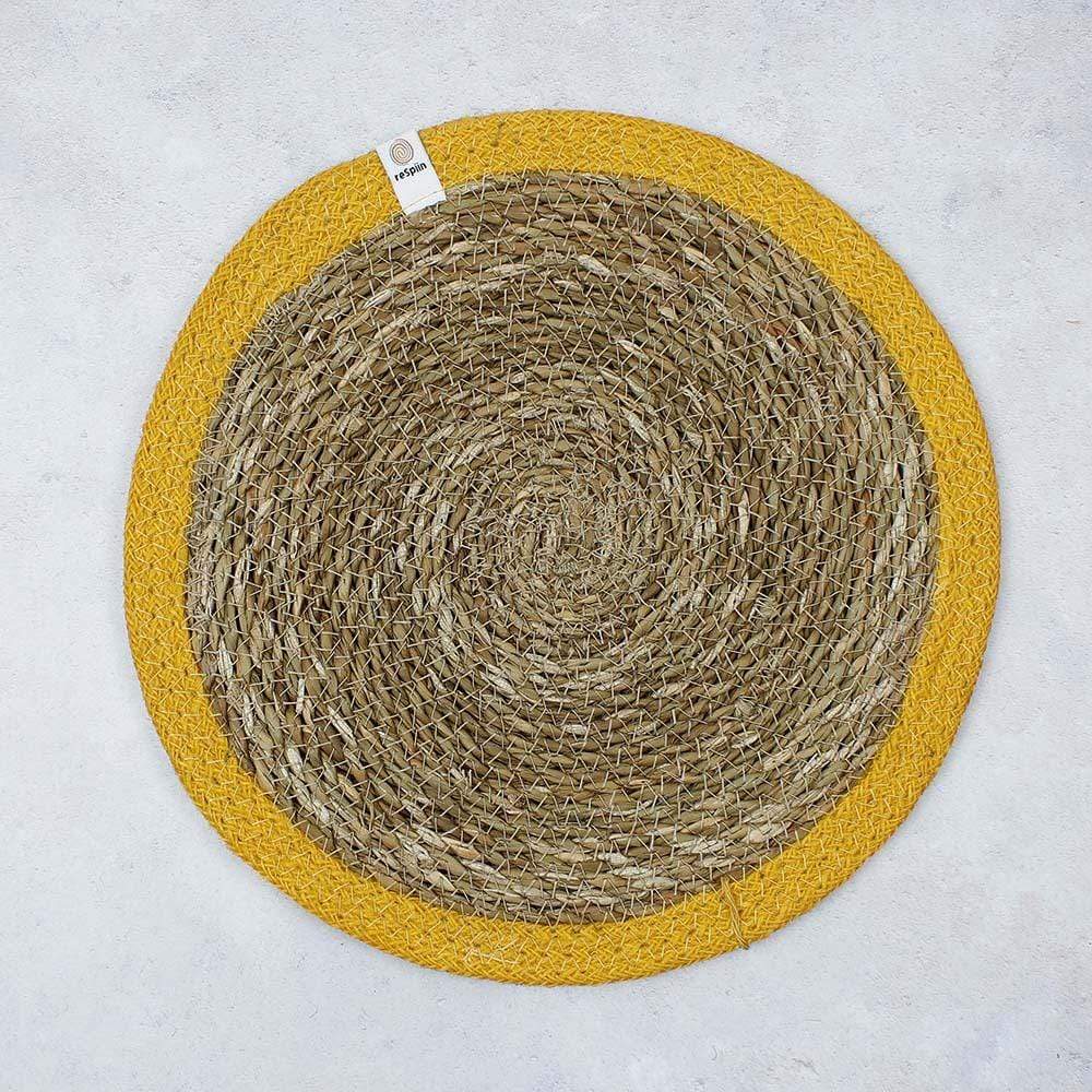 Respiin Round Seagrass & Jute Tablemat - Image 8