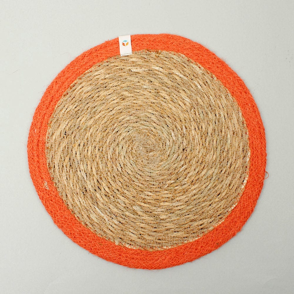 Respiin Round Seagrass & Jute Tablemat - Image 9