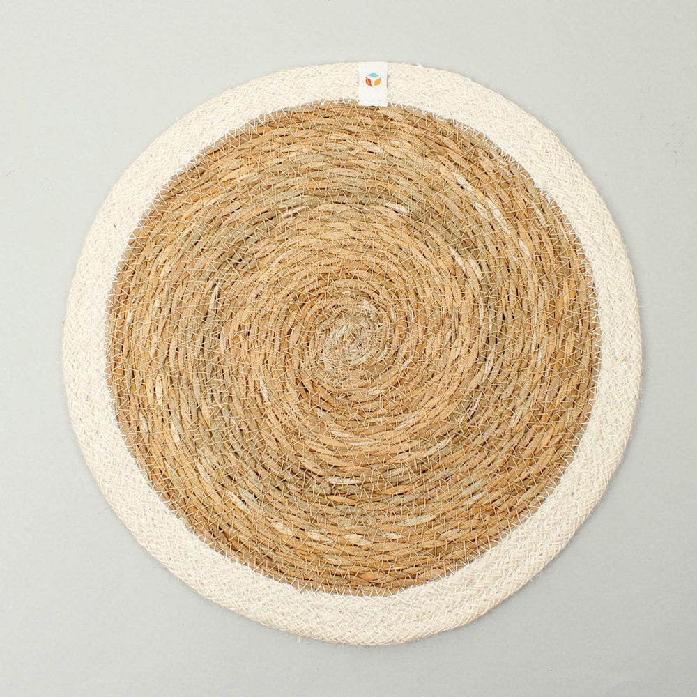 Respiin Set of 6 Seagrass & Jute Tablemats - Naturals - Image 4