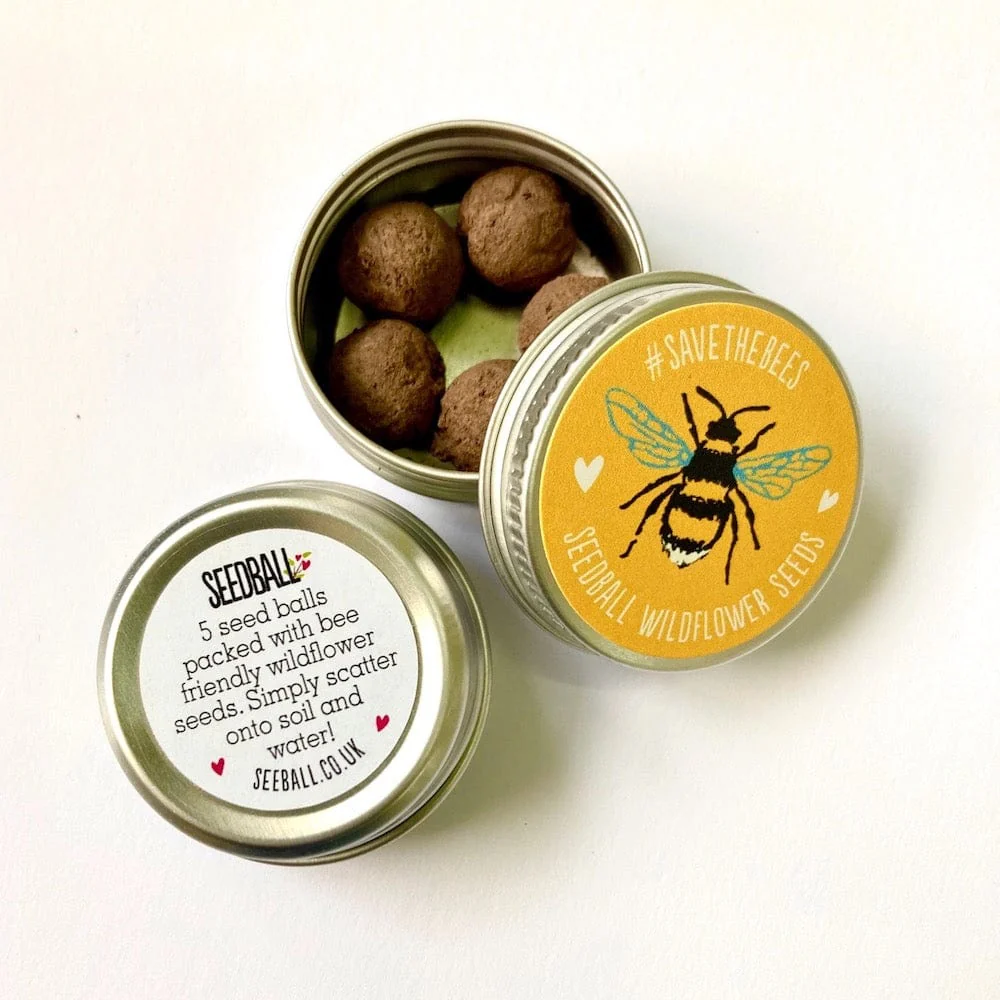 Save The Bees Mini Seedball Tins - Image 2