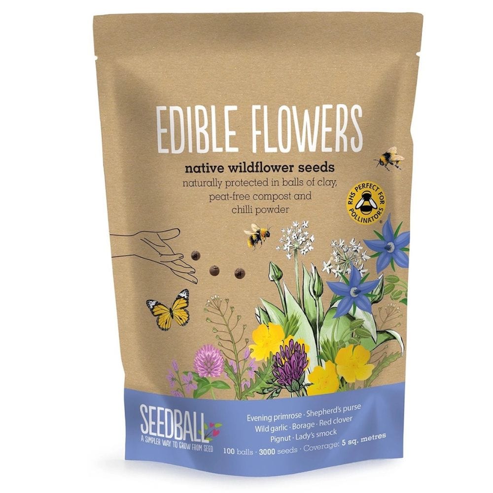 Seedball Wildflower Grab Bag - Edible Flowers