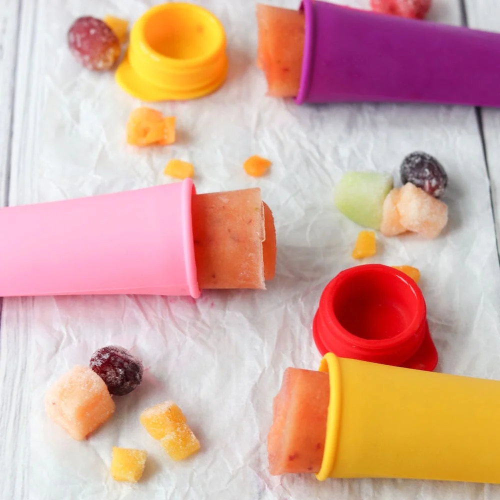 Set of 6 Silicone Squeezies Ice Lolly Moulds - Image 3