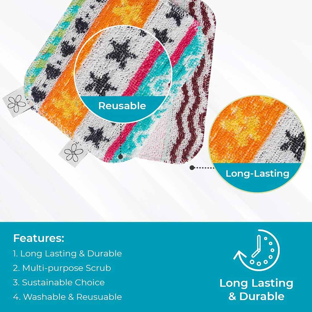 Skoy Repurposed Towelling Scrubber - Image 3