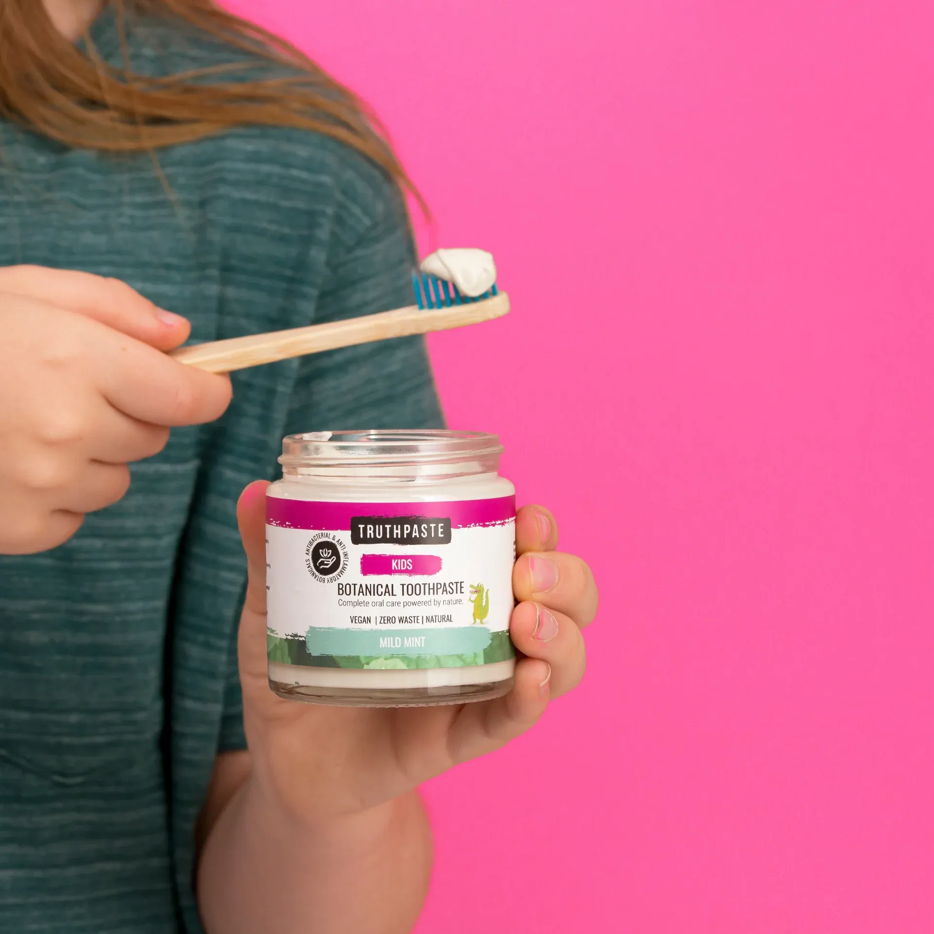 Truthpaste Kids - Natural Toothpaste Mild Mint 100ml - Image 2