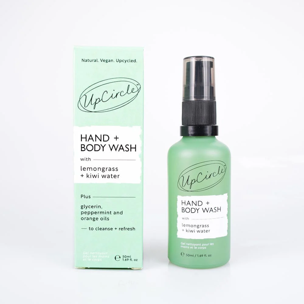 UpCircle Hand & Body Wash with Lemongrass Travel Size 50ml - Image 2