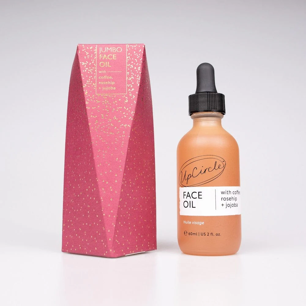 UpCircle Organic Face Oil with Coffee, Rosehip & Jojoba 60ml - Jumbo - Image 3
