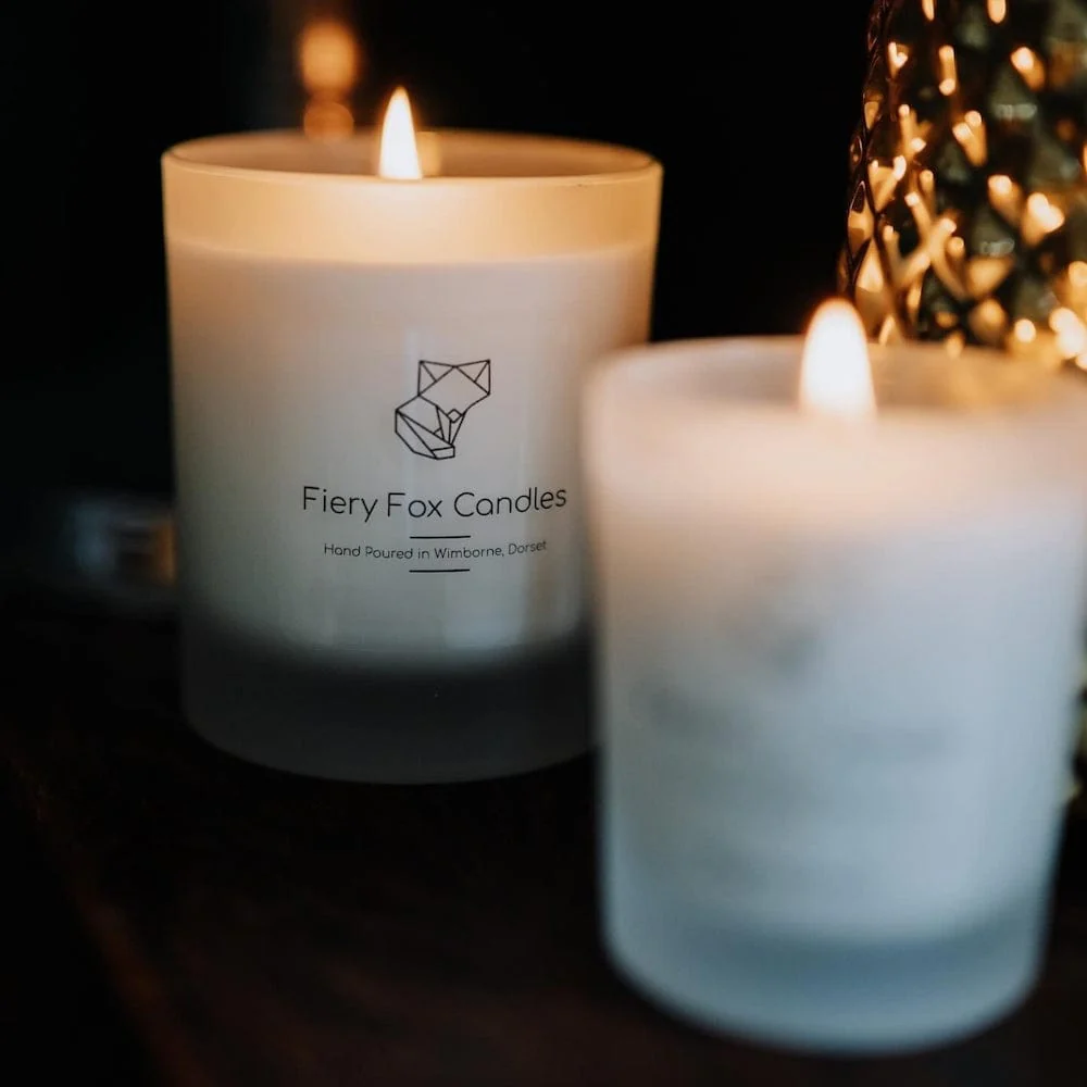 Wild Fig & Cassis Scented Soy Wax Candles - Image 2
