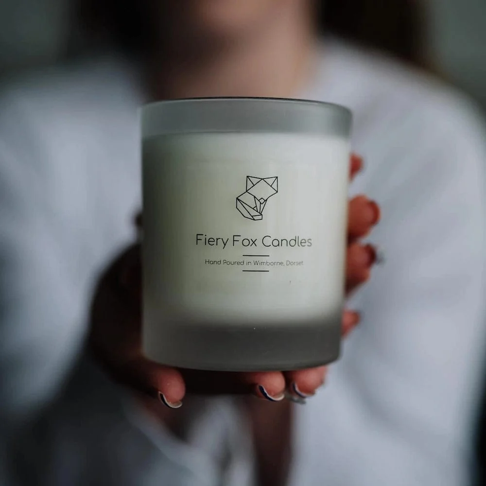 Wild Fig & Cassis Scented Soy Wax Candles - Image 3