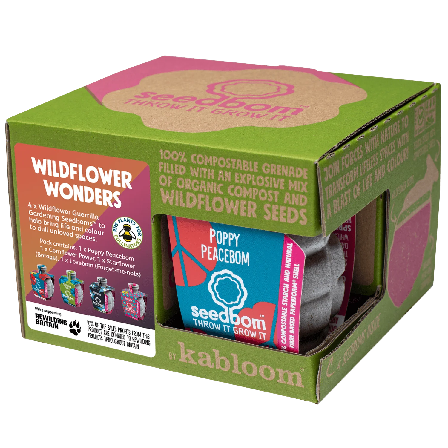 Wildflower Wonders Seedbom Gift Box