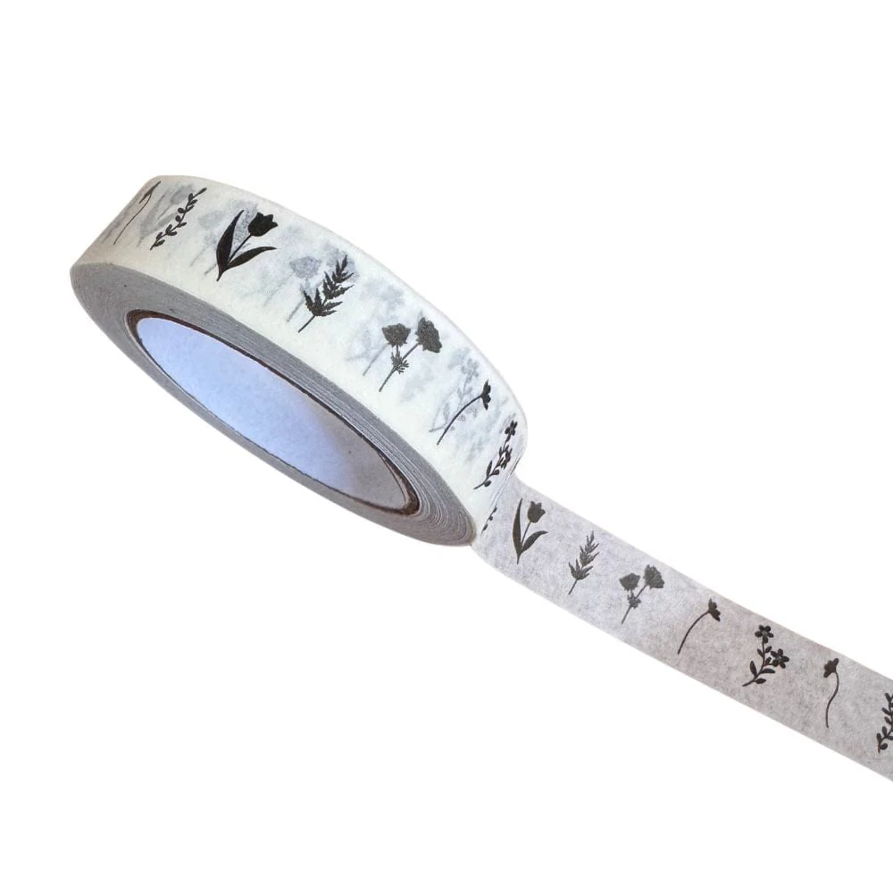 Wildflowers Printed Paper Tape 24mm x 50m - Image 2