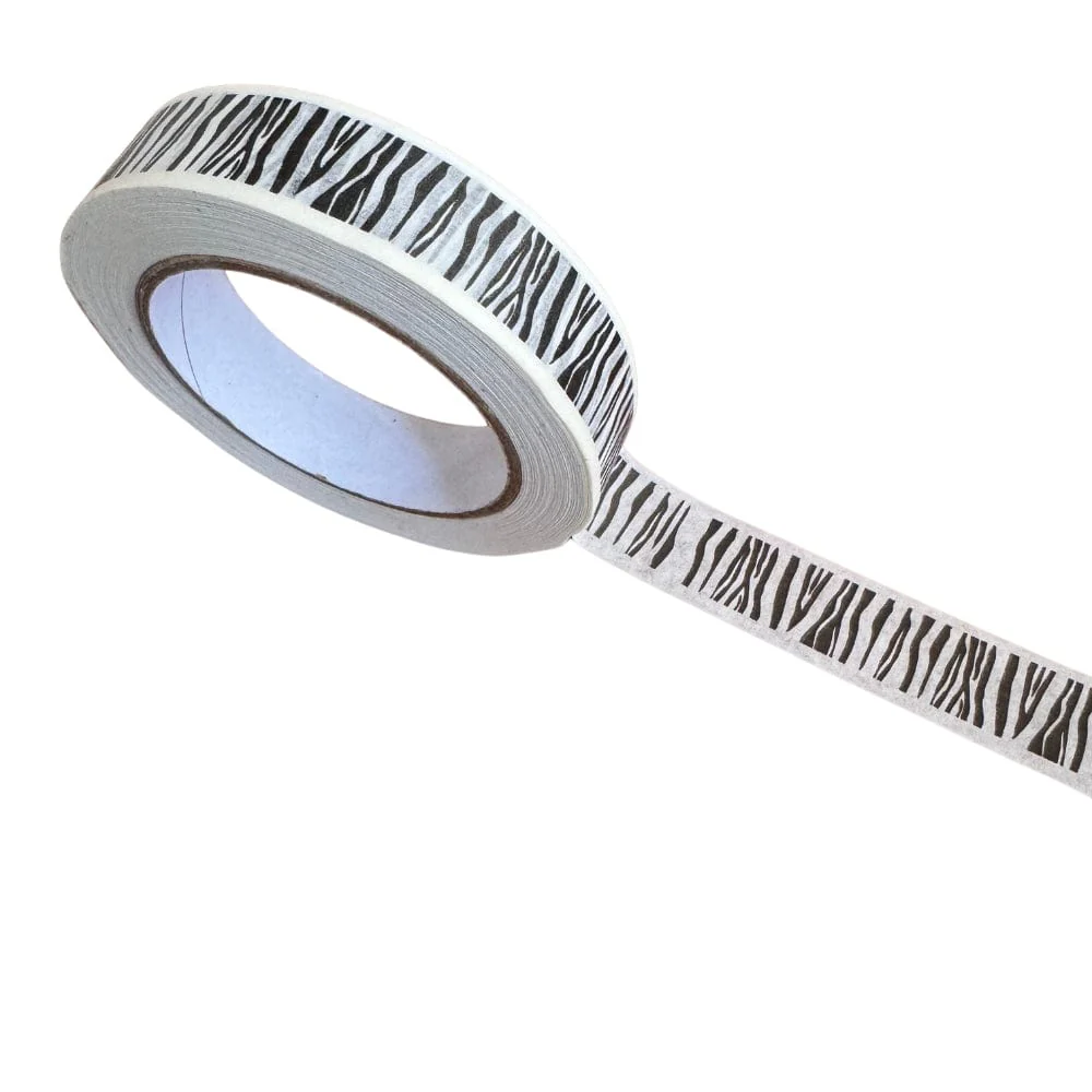 Zebra Print Paper Tape 24mm x 50m - Image 2